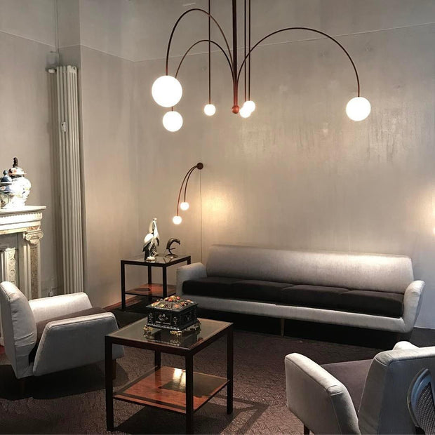 Dazzling Gran Finale Chandelier – A Chic Blend of Metal and Glass Elegance