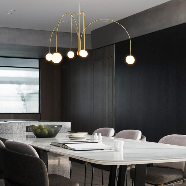 Dazzling Gran Finale Chandelier – A Chic Blend of Metal and Glass Elegance