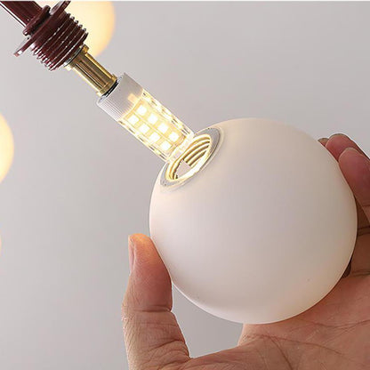 Éblouissante Suspension Gran Finale – Un Mélange Chic d'Élégance Métal et Verre