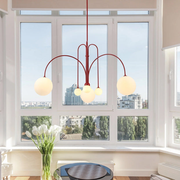 Dazzling Gran Finale Chandelier – A Chic Blend of Metal and Glass Elegance