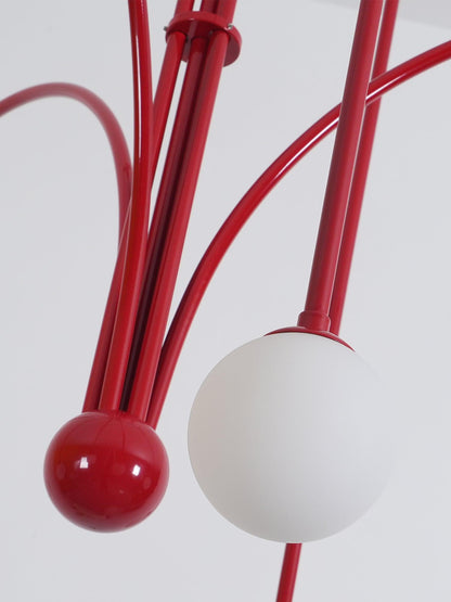 Éblouissante Suspension Gran Finale – Un Mélange Chic d'Élégance Métal et Verre