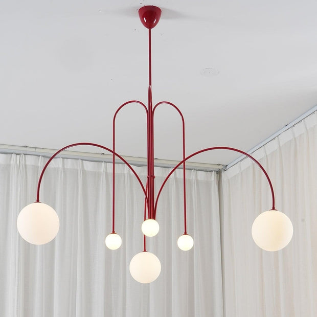 Dazzling Gran Finale Chandelier – A Chic Blend of Metal and Glass Elegance
