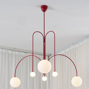 Dazzling Gran Finale Chandelier – A Chic Blend of Metal and Glass Elegance