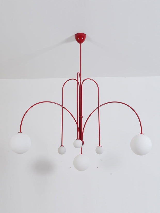 Dazzling Gran Finale Chandelier – A Chic Blend of Metal and Glass Elegance