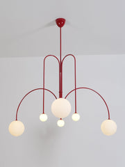 Dazzling Gran Finale Chandelier – A Chic Blend of Metal and Glass Elegance