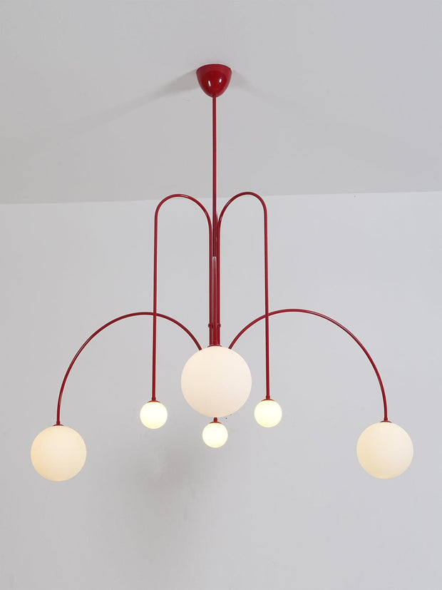 Dazzling Gran Finale Chandelier – A Chic Blend of Metal and Glass Elegance