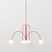 Dazzling Gran Finale Chandelier – A Chic Blend of Metal and Glass Elegance