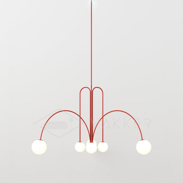 Dazzling Gran Finale Chandelier – A Chic Blend of Metal and Glass Elegance