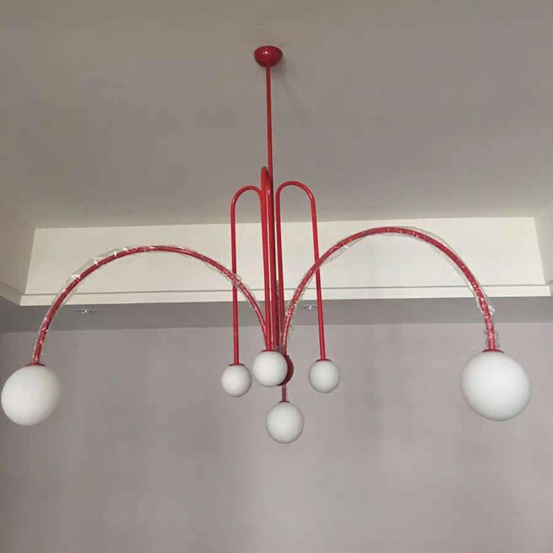 Dazzling Gran Finale Chandelier – A Chic Blend of Metal and Glass Elegance