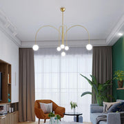 Dazzling Gran Finale Chandelier – A Chic Blend of Metal and Glass Elegance