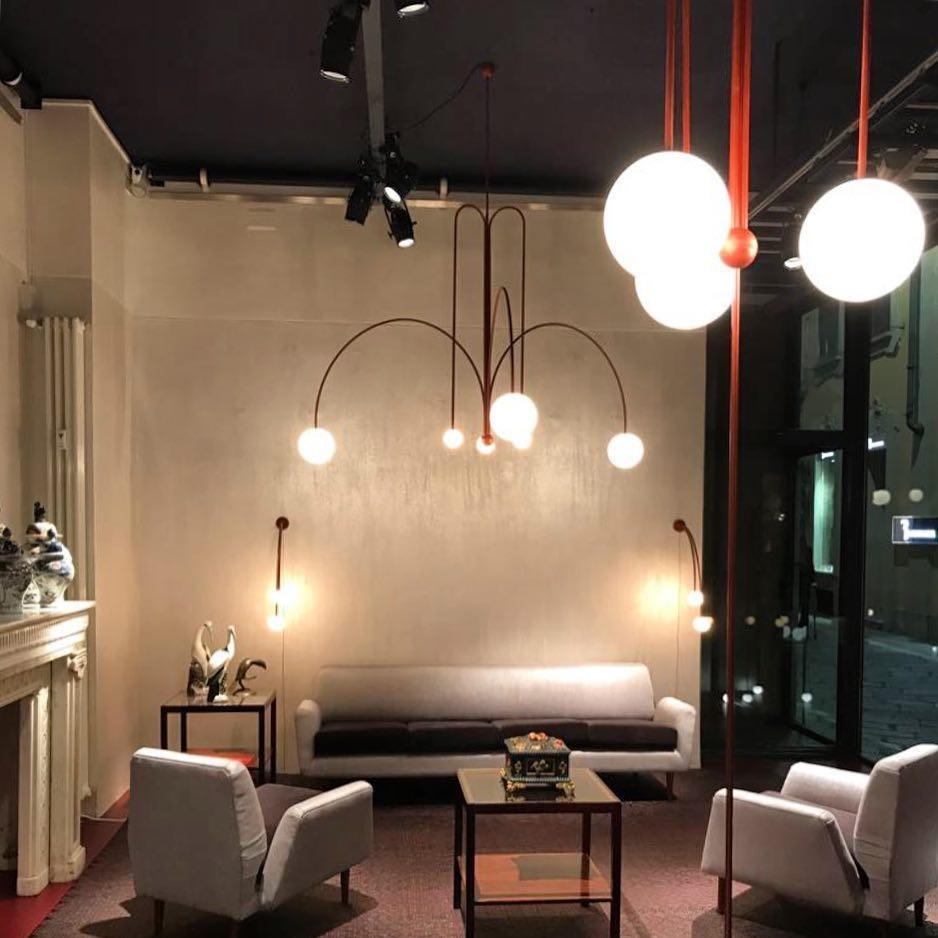 Éblouissante Suspension Gran Finale – Un Mélange Chic d'Élégance Métal et Verre