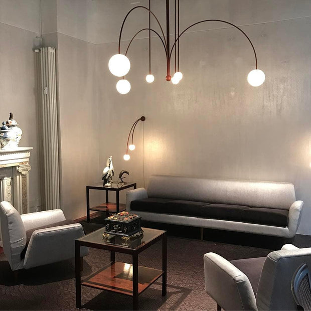Dazzling Gran Finale Chandelier – A Chic Blend of Metal and Glass Elegance