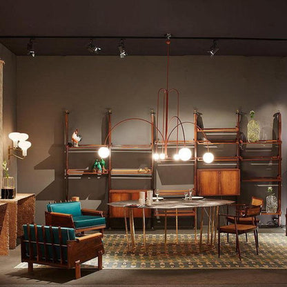 Éblouissante Suspension Gran Finale – Un Mélange Chic d'Élégance Métal et Verre