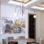 Dazzling Gran Finale Chandelier – A Chic Blend of Metal and Glass Elegance