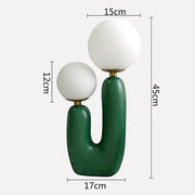 Glass table lamp inspired by cacti – Elegant and contemporary lighting for your space