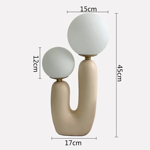 Glass table lamp inspired by cacti – Elegant and contemporary lighting for your space