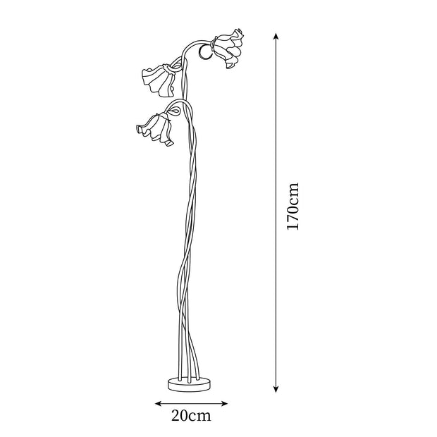 Elegant Calla Lily Floor Lamp – A Touch of Sophistication for Your Space