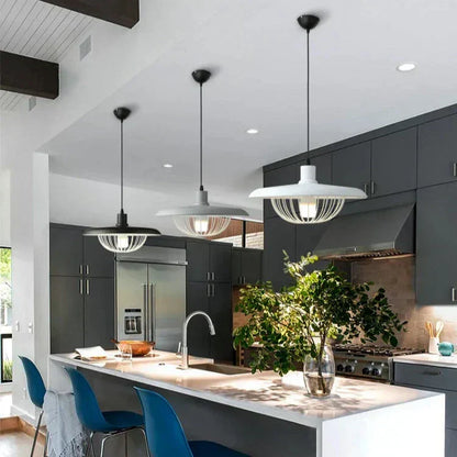 Houten hanger in Scandinavische stijl – Chique industriële hanglamp