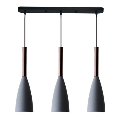 Suspension Triple Scandinave Élégante – Aluminium Personnalisable