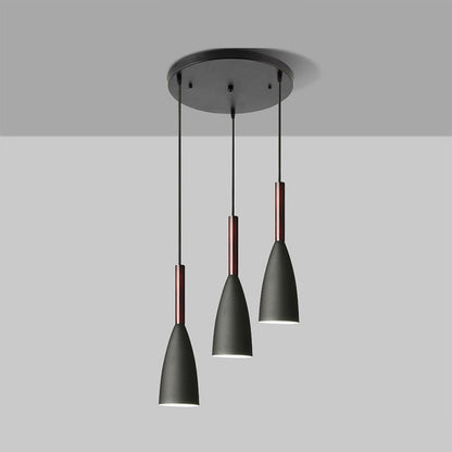 Suspension Triple Scandinave Élégante – Aluminium Personnalisable