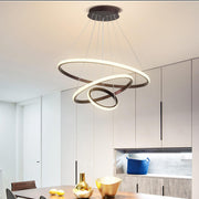 ArishaLight Contemporary Ceiling Lamp – Elegant LED Design with 3 Customizable Rings