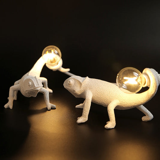 Lampe de Table en Résine Lizard Artistique Exquise – Une Touche d'Élégance pour Votre Espace