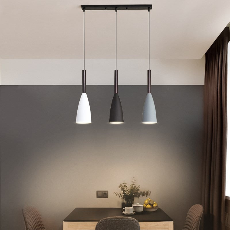 Suspension Triple Scandinave Élégante – Aluminium Personnalisable