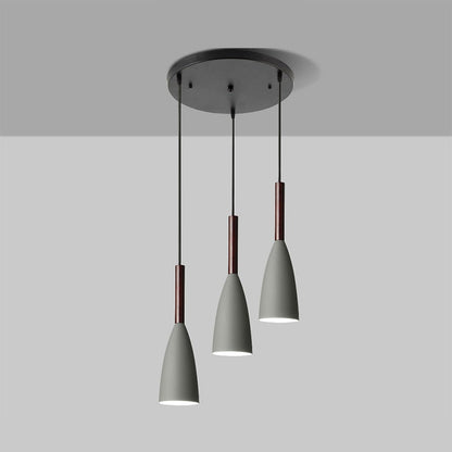 Suspension Triple Scandinave Élégante – Aluminium Personnalisable