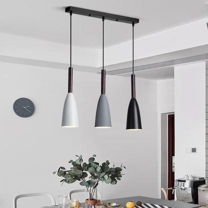 Suspension Triple Scandinave Élégante – Aluminium Personnalisable