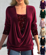 Elegant Sequin Top Sophia – Glamorous Top with Optimal Comfort for Special Events