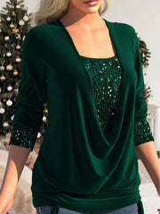 Elegant Sequin Top Sophia – Glamorous Top with Optimal Comfort for Special Events