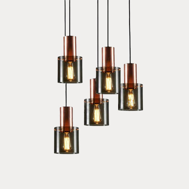 Modern and sleek dining table pendant light - Equipped with 7 LED bulbs for a warm atmosphere