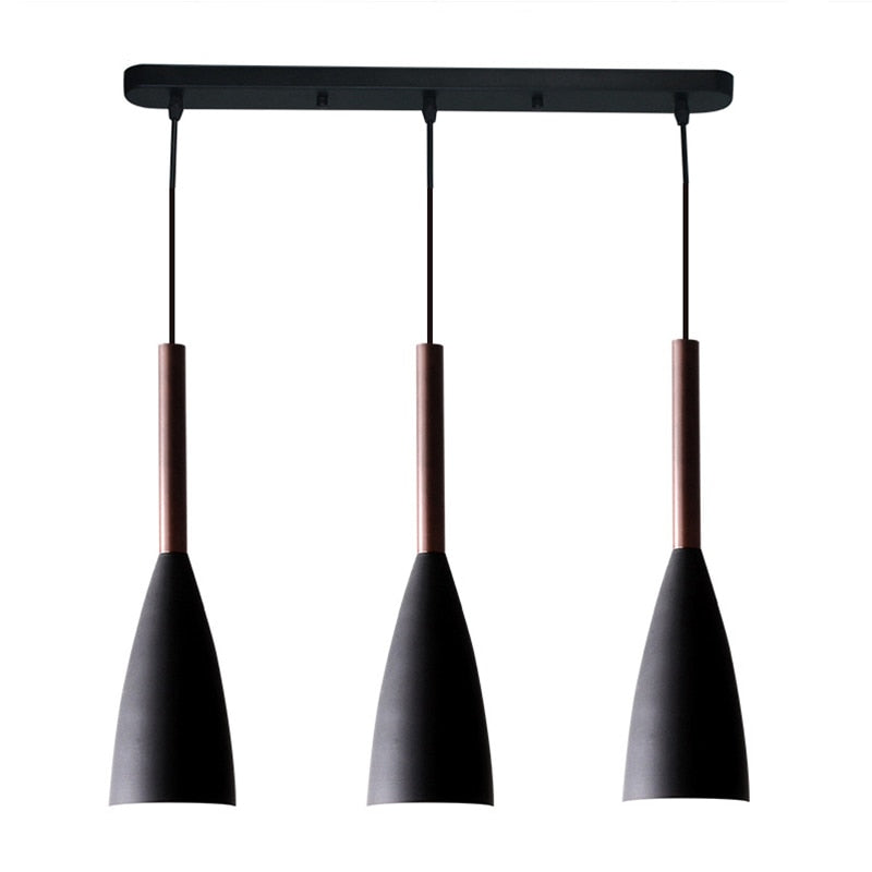 Suspension Triple Scandinave Élégante – Aluminium Personnalisable