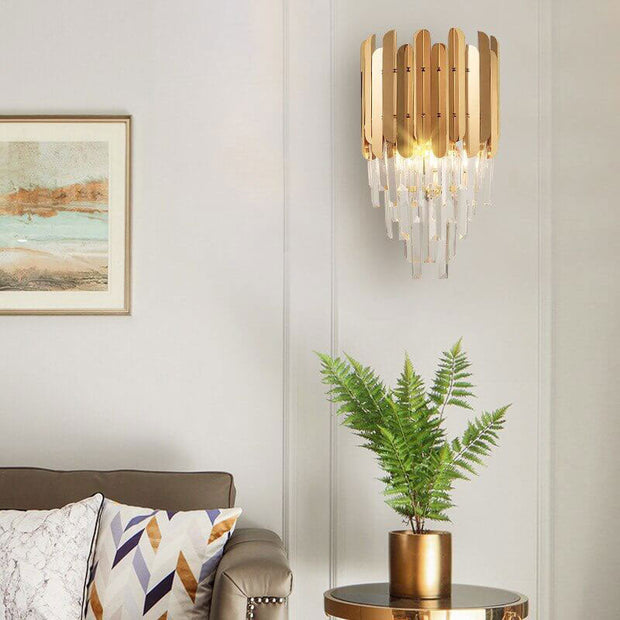Stainless steel and elegant glass wall sconce – A modern and stylish lighting solution for contemporary spaces