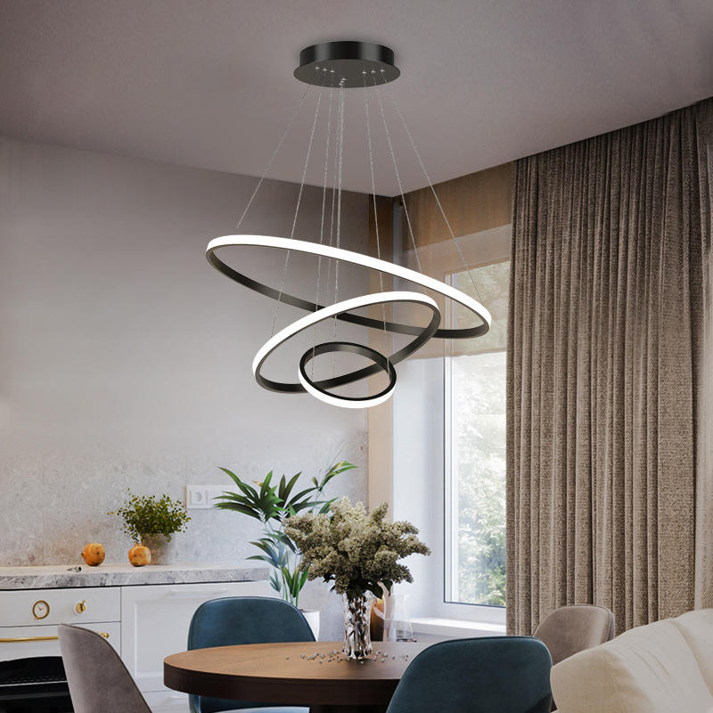 Modern taklampa ArishaLight – Elegant LED-design med 3 anpassningsbara ringar