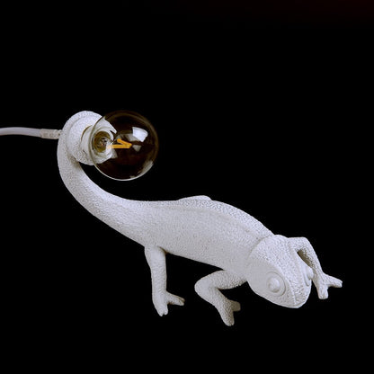 Lampe de Table en Résine Lizard Artistique Exquise – Une Touche d'Élégance pour Votre Espace