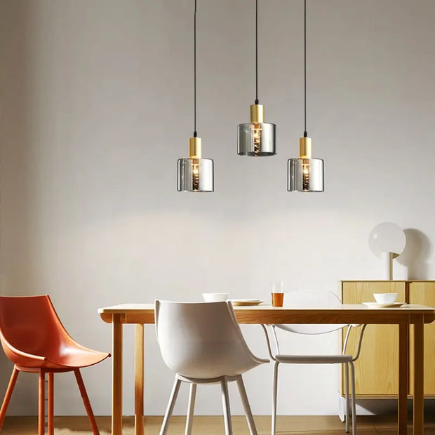Sleek 3-Ring LED Ceiling Light – Contemporary Elegance for Your Dining Space