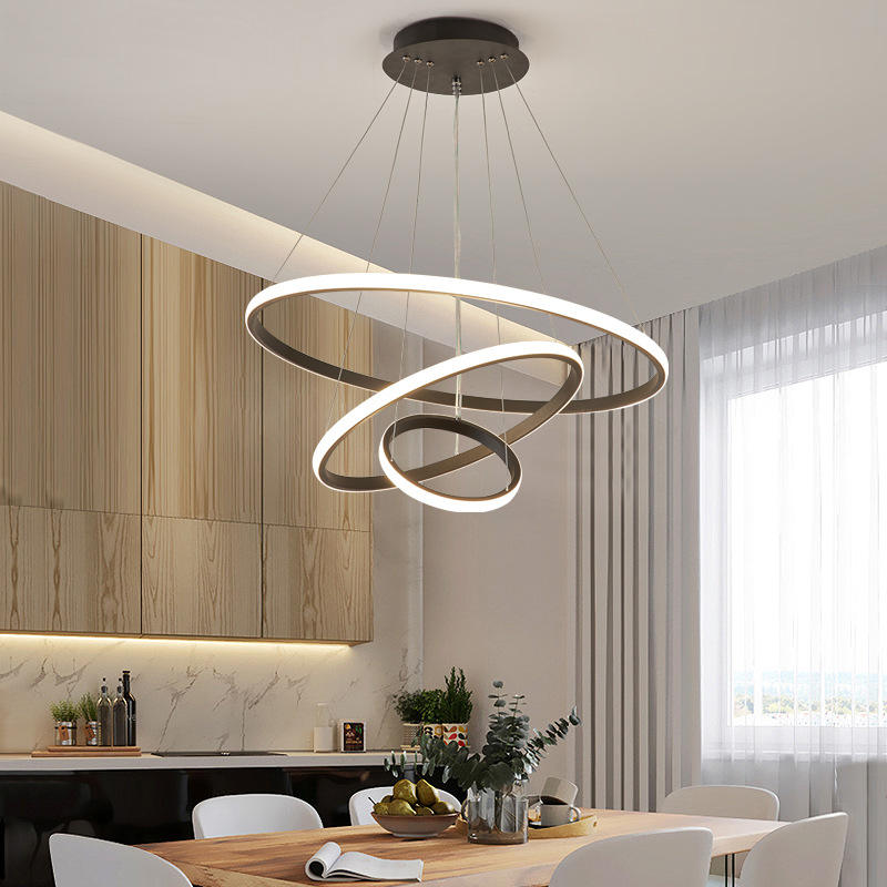 Modern taklampa ArishaLight – Elegant LED-design med 3 anpassningsbara ringar