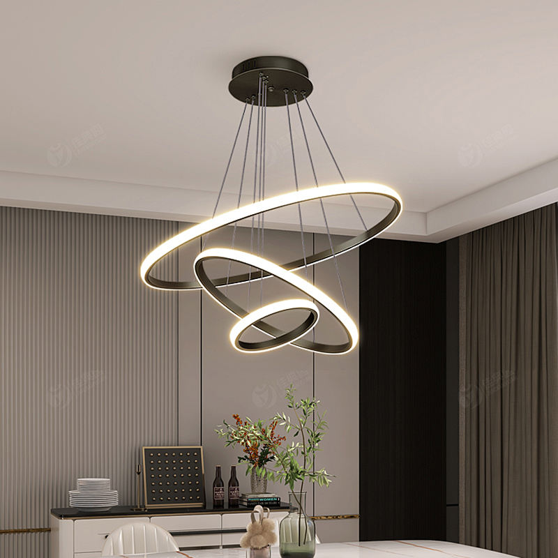 Modern taklampa ArishaLight – Elegant LED-design med 3 anpassningsbara ringar