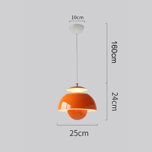 Elegant Nordic Floral Button LED Pendant – Embrace Elegance with a Soft Ambient Glow