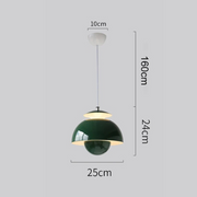 Elegant Nordic Floral Button LED Pendant – Embrace Elegance with a Soft Ambient Glow