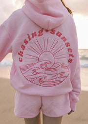 Hoodie Abigail with Tropical Embroidery – Casual Comfort and Elegance