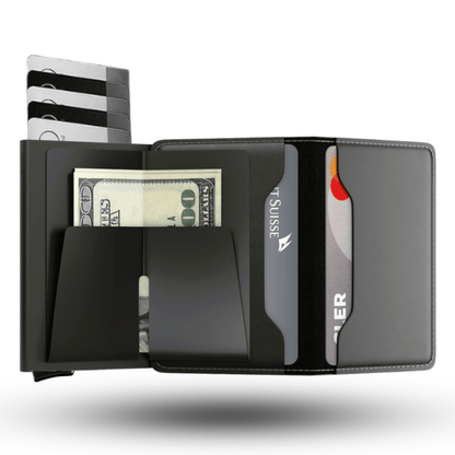 Premium elegante en stijlvolle leren portemonnee - Slim profiel met verbeterde beveiliging