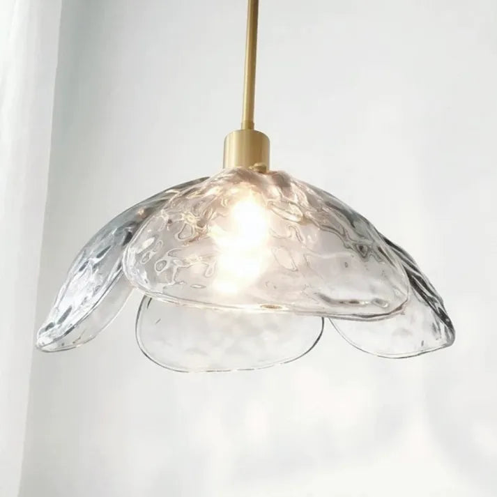 Suspension Florale Charmante – Éclairage en Verre Élégant pour Votre Chambre et Salon