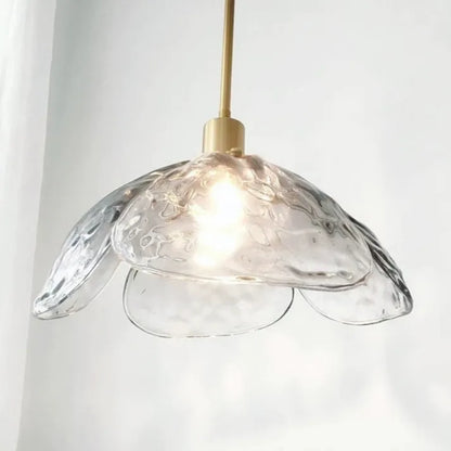 Suspension Florale Charmante – Éclairage en Verre Élégant pour Votre Chambre et Salon
