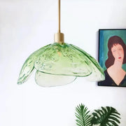 Charming Floral Suspension – Elegant Glass Lighting for Your Bedroom and Living Room