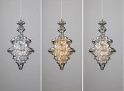 Elegant glass and brass pendant – Stylish lighting for your living room and kitchen