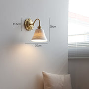 Elevate your space with our beautiful brass and ceramic wall sconce – A touch of classic elegance for timeless interiors