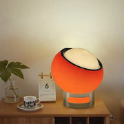 Elegant French opal Bauhaus table lamp – Glass and stainless steel design