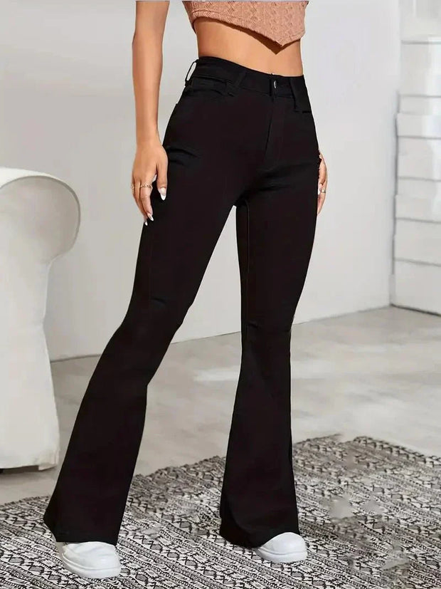 Straight high-waisted jeans Arlys – Timeless retro elegance and ultimate comfort